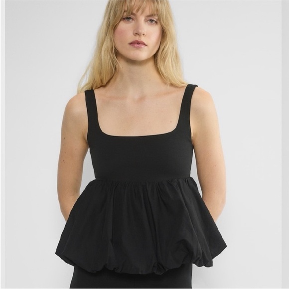 NEW Aritzia Wilfred Women’s Salvo Top Squareneck Bubble Tank Top - Picture 2 of 9